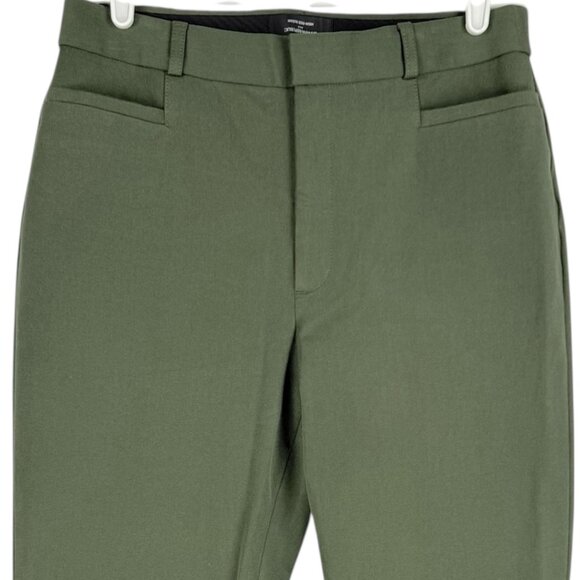 Banana Republic Women's Stretch Pockets High-Rise Green Slim Sloan Pants Size 8 - Picture 3 of 10